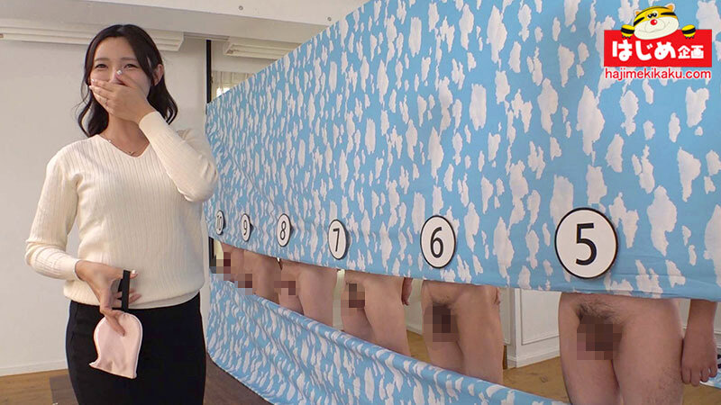 寝取られ願望のある夫婦限定！ 巨乳人妻ノーハンドフェラ旦那チ〇ポ当てマッチング！2 生チン10本からお口の感触だけで当てたら100万円！失敗で即ズボNTR罰ゲーム││ハイビジョン│hjmo00678