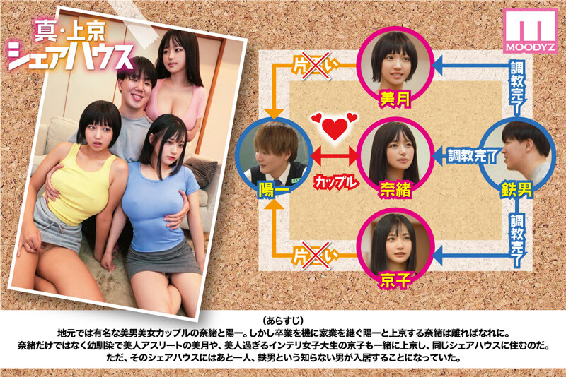 累計100万DL突破！縦読みWEBコミックスの傑作を連続実写化！ 実写版 真・上京シェアハウス～彼女と幼馴染と知らない奴～最終話 木下ひまり 花音うらら 椿りか│木下ひまり（花沢ひまり）・花音うらら・椿りか│ハイビジョン│mimk00229